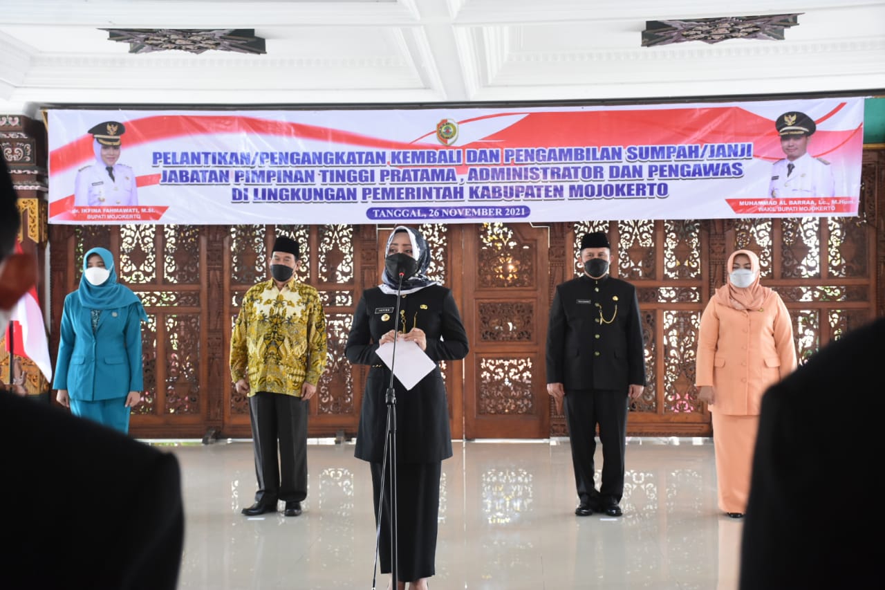Pelantikan, Pengangkatan kembali, Pengambilan Sumpah/ Janji Jabatan