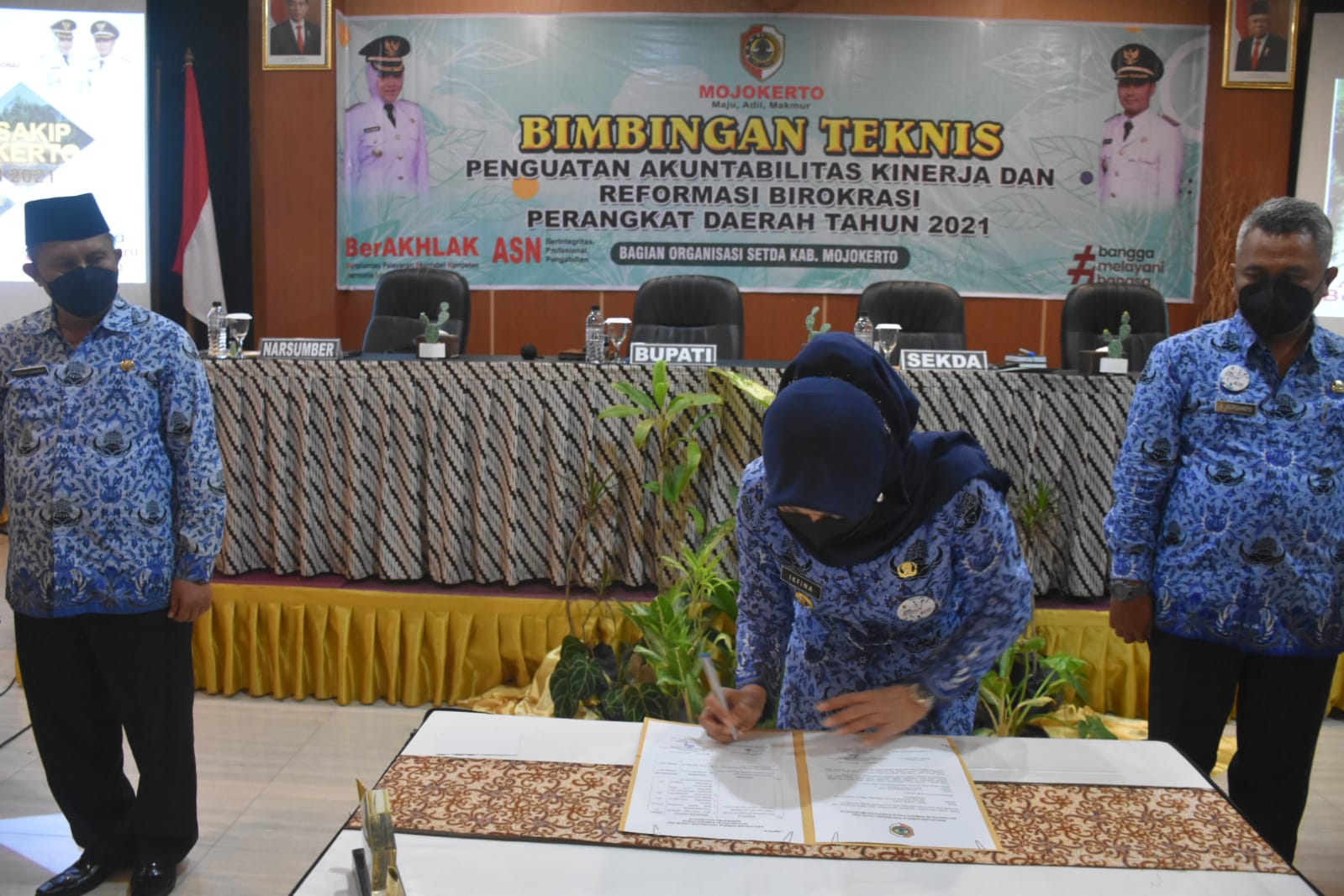 Bimtek Akuntabilitas Kinerja dan Reformasi Birokrasi Perangkat Daerah Tahun 2021