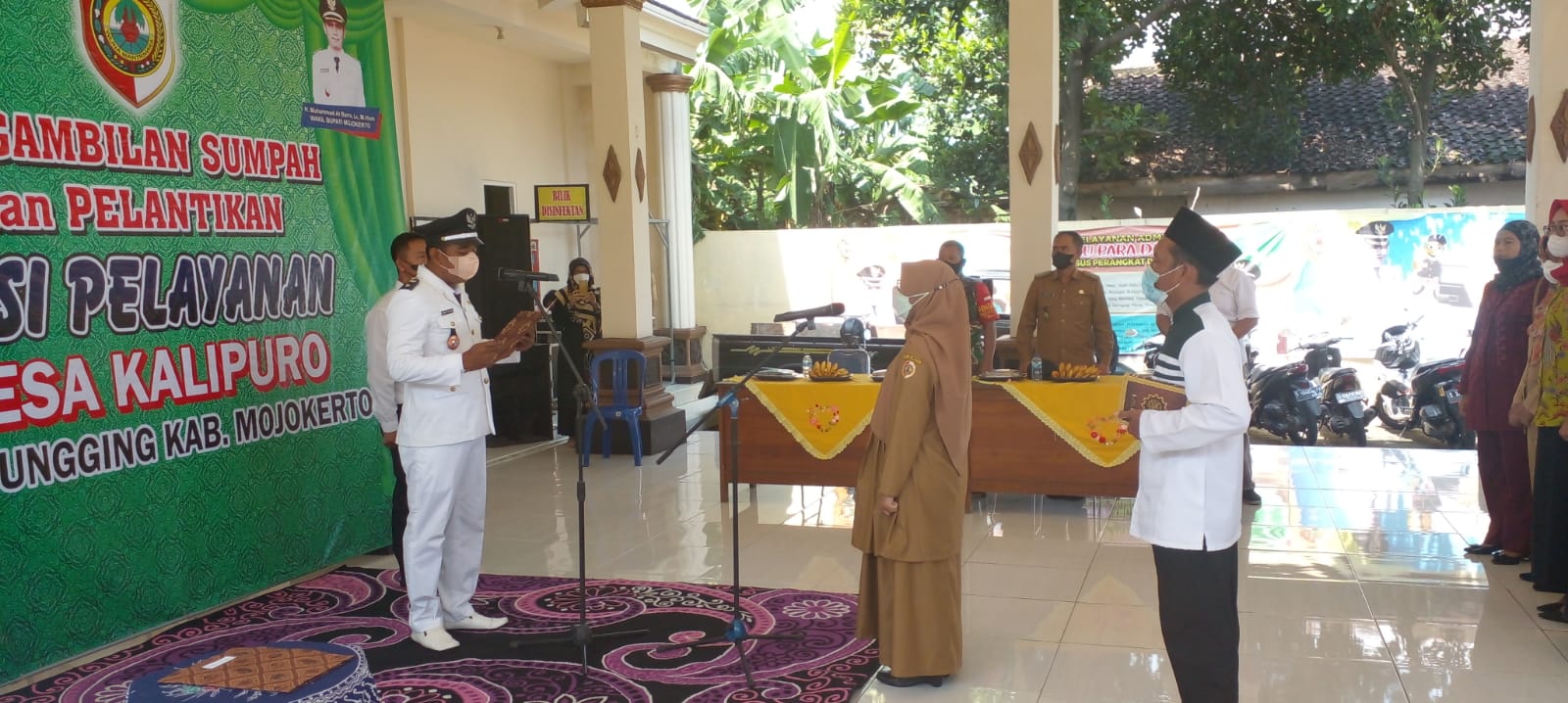 Pelantikan Kasi Pelayanan Desa Kalipuro