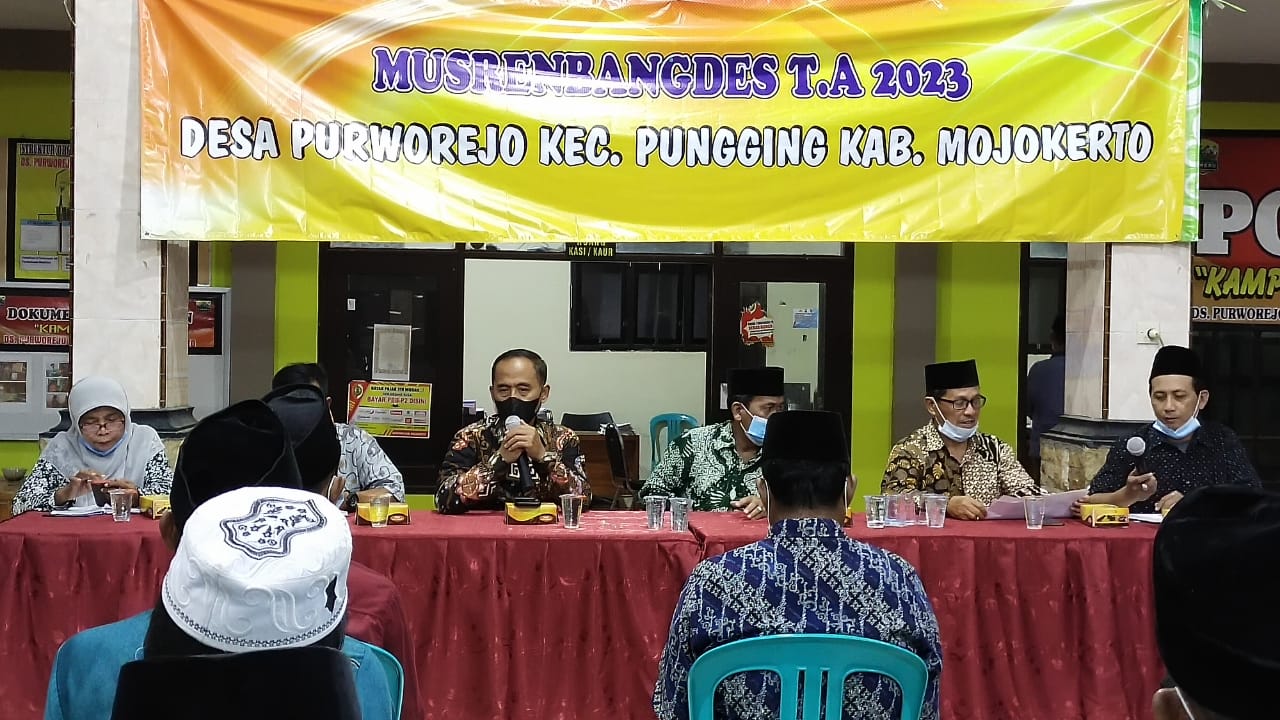 Musrenbangdes Wilayah Kecamatan Pungging Tahun 2022