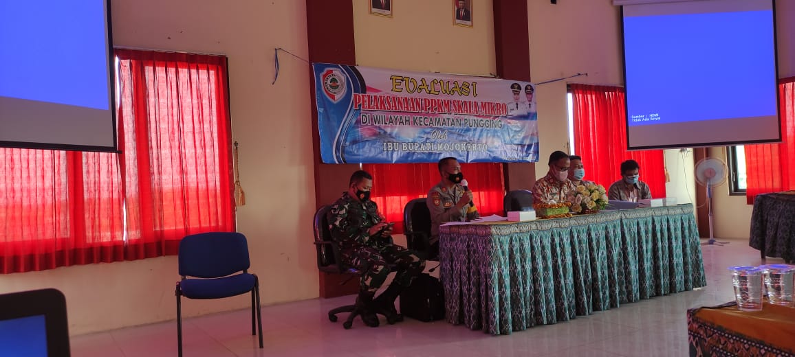 Evaluasi Perkembangan Covid-19 Dan PPKM Mikro DI Wilayah Kec. Pungging